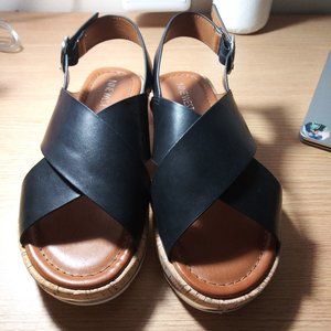 Black Strappy Sandals